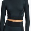 Moteriški treniruočių marškinėliai ilgomis rankovėmis Reebok RBK Lab Seamless Crop black 4