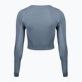Moteriški treniruočių marškinėliai ilgomis rankovėmis Reebok RBK Lab Seamless Crop upgrade blue 2