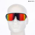 GOG Bragi matiniai juodi/neon oranžiniai/refleksiniai raudoni akiniai nuo saulės 6