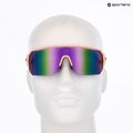 GOG Bragi matiniai dulkėtos rožinės/juodos/refleksinės violetinės spalvos akiniai nuo saulės 6