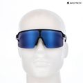 Saulės akiniai UVEX Ramp black matt/mirror blue 7
