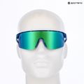 Akiniai nuo saulės Red Bull SPECT Dakota matt blue/smoke with green-purple mirror 7