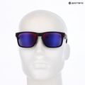 Akiniai nuo saulės Oakley Holbrook matte black/positive red iridium 9