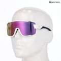 Akiniai nuo saulės Smith Wildcat white/chromapop violet mirror 5