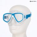 Nardymo kaukė Mares Puffer aqua white/clear 3