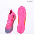 Vaikiški futbolo batai PUMA Future 9 Pro FG/AG Jr poison pink/puma wht/sun stream/bright aqua/puma blk 17