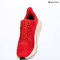 Vyriški bėgimo batai Hoka Clifton 10 vermillion/varsity navy 18