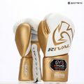 Bokso pirštinės Rival RS100 Professional white/gold 5