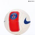 Mini futbolo kamuolys Nike Skills Paris-Saint Germain white/university red size 1 5