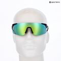 Akiniai nuo saulės Red Bull SPECT Mark black/smoke with green blue mirror 7