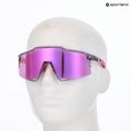 Akiniai nuo saulės 100 % Speedcraft polished translucent grey/purple multilayer mirror 5