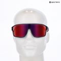 Akiniai nuo saulės Red Bull SPECT Daft grey midnight/smoke with red-purple mirror 7