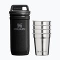 Turistinės taurės Stanley Pre-Party 60 ml 4 pack Hammertone Black