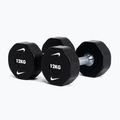 Chromuota hantelė Nike Strength Pro Urethane Dumbbell 12 kg black/white 5