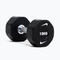 Chromuota hantelė Nike Strength Pro Urethane Dumbbell 12 kg black/white 6
