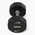 Chromuota hantelė Nike Strength Pro Urethane Dumbbell 20 kg black/white 2