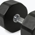 Chromuota hantelė Nike Strength Pro Urethane Dumbbell 28 kg black/white 4