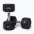 Gumuota hantelė Nike Strength Hex Dumbbell 12,5 kg black/white
