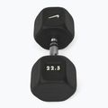 Gumuota hantelė Nike Strength Hex Dumbbell 22,5 kg black/white 2