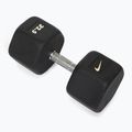 Gumuotas hantelis Nike Strength Hex Dumbbell 32,5 kg black/white