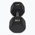 Gumuota hantelė Nike Strength Hex Dumbbell 32,5 kg black/white 2