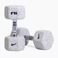 Gumuota hantelė Nike Strength Grind Hex Dumbbell 12,5 kg wolf grey 5