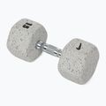 Gumuota hantelė Nike Strength Grind Hex Dumbbell 15 kg wolf grey