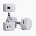 Gumuota hantelė Nike Strength Grind Hex Dumbbell 15 kg wolf grey 5