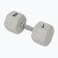 Gumuota hantelė Nike Strength Grind Hex Dumbbell 17,5 kg wolf grey