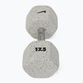 Gumuota hantelė Nike Strength Grind Hex Dumbbell 17,5 kg wolf grey 2
