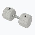 Gumuota hantelė Nike Strength Grind Hex Dumbbell 22,5 kg wolf grey