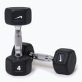 Hanteliai Nike Strength Hex Dumbbell 2 x 4 kg black/white