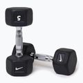 Hanteliai Nike Strength Hex Dumbbell 2 x 5 kg black/white