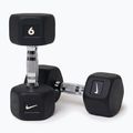Hanteliai Nike Strength Hex Dumbbell 2 x 6 kg black/white