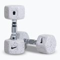 Hanteliai Nike Strength Grind Hex Dumbbell 2 x 8 kg wolf grey