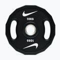 Bumperinės svorio plokštės Nike Strength Pro Urethane Plates 10 kg black/white 4