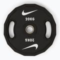 Bumperinės svorio plokštės Nike Strength Pro Urethane Plates 20 kg black/white 2