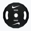 Bumperinės svorio plokštės Nike Strength Pro Urethane Plates 20 kg black/white 4