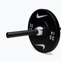 Spaustukai štangai Nike Strength Barbell Collars 2 vnt. white/black 9