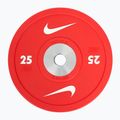 Bamperio apkrova Nike Strength Pro Urethane Bumper Plates 25 kg red/white 2