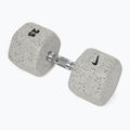 Guminis hantelis Nike Strength Grind Dumbbell 25 kg wolf grey