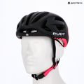 Dviračio šalmas Rudy Project Egos black/pink fluo matte 7