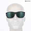 Akiniai nuo saulės Under Armour Hustle XL S3 Matte grey/green multilayer oleophobic 10
