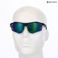 Vyriški akiniai nuo saulės Polaroid PLD 7055/S matte black green/green mirror polarized hc 9