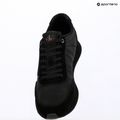 Vyriški batai Calvin Klein HM0HM02212 Retro Runner Bans Leather Suede triple black/adrenaline rush 9