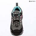 Vaikiški žygio batai CMP Rigel 2.0 Low Waterproof grey/acquarius/pink fluo 9