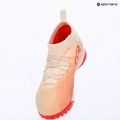 Vaikiški futbolo bateliai PUMA Future 9 Match TT+ Mid Jr sugared almond/puma white/ultra red/puma black 8