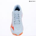Moteriški tinklinio bateliai Mizuno Wave Lightning Pro blue finch/lava orange/flamingo coral 15