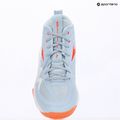 Moteriški tinklinio bateliai Mizuno Wave Momentum Pro Mid blue finch/lava orange/flamingo coral 15