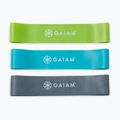 Pasipriešinimo gumų rinkinys Zestaw Gaiam Restore Mini Band Kit 3 szt. green/blue/navy